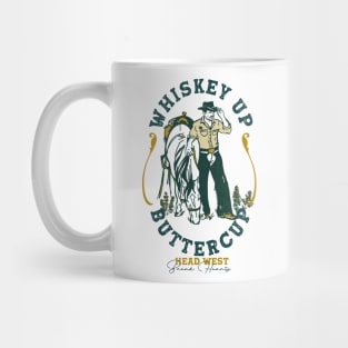 Whiskey Up Buttercup: Head West & Break Hearts Cowboy Mug